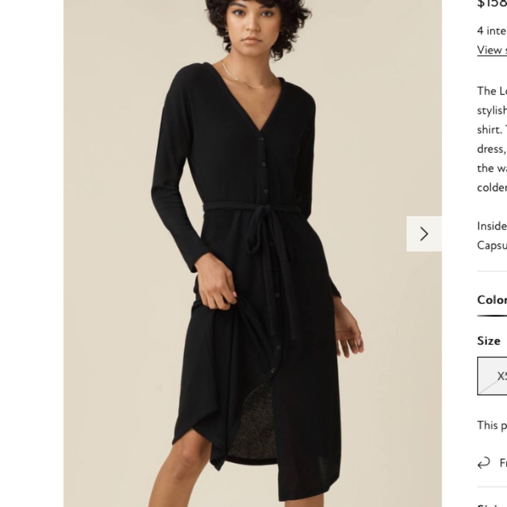 Vetta The Long Cardigan in Black